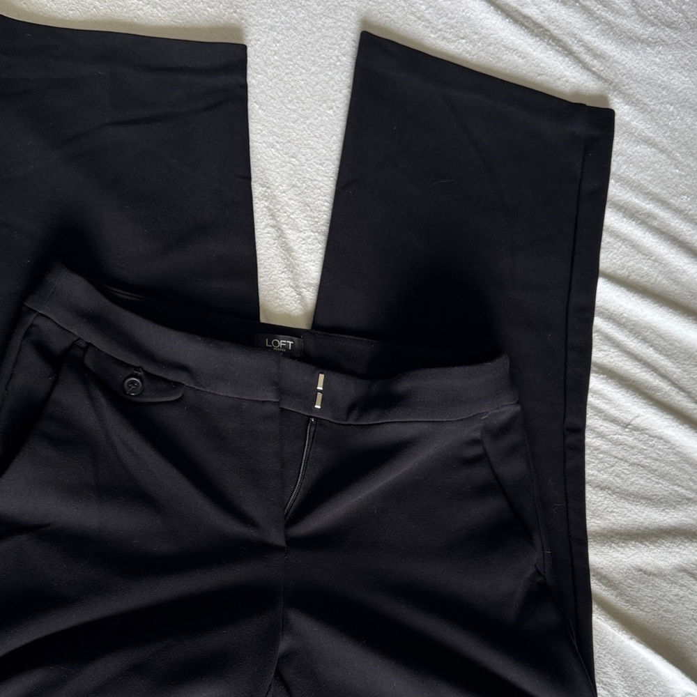 LOFT Classic Black Pants -6P